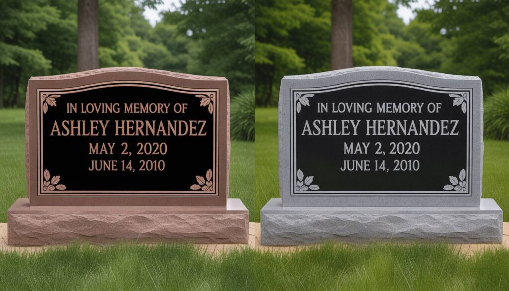 Bronze and granite memorial products designed to last for generations