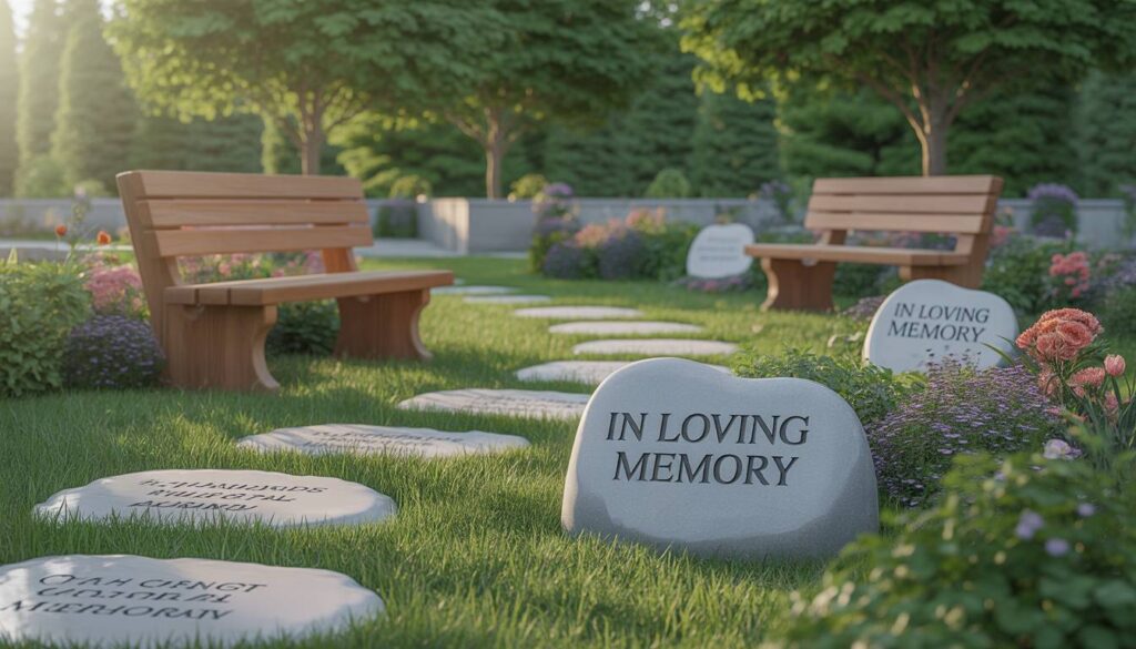 Community memorial garden dedicated to children