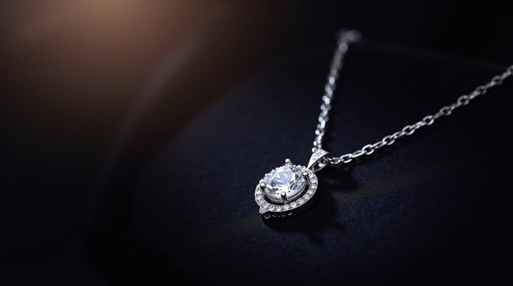 Memorial diamond jewelry created from cremation ashes