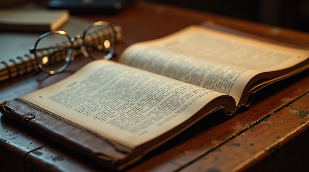 Open book representing investigative writing about funeral industry practices